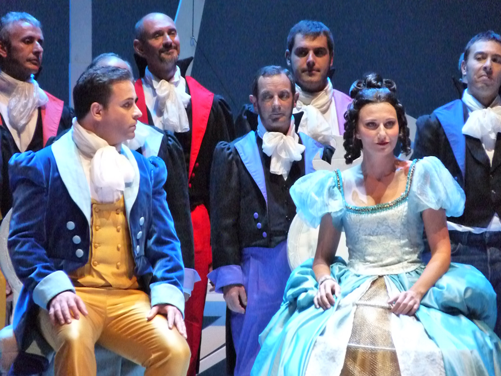 Daniela Pini (Angelina). Teatro Verdi di Sassari. © Sebastiano Piras