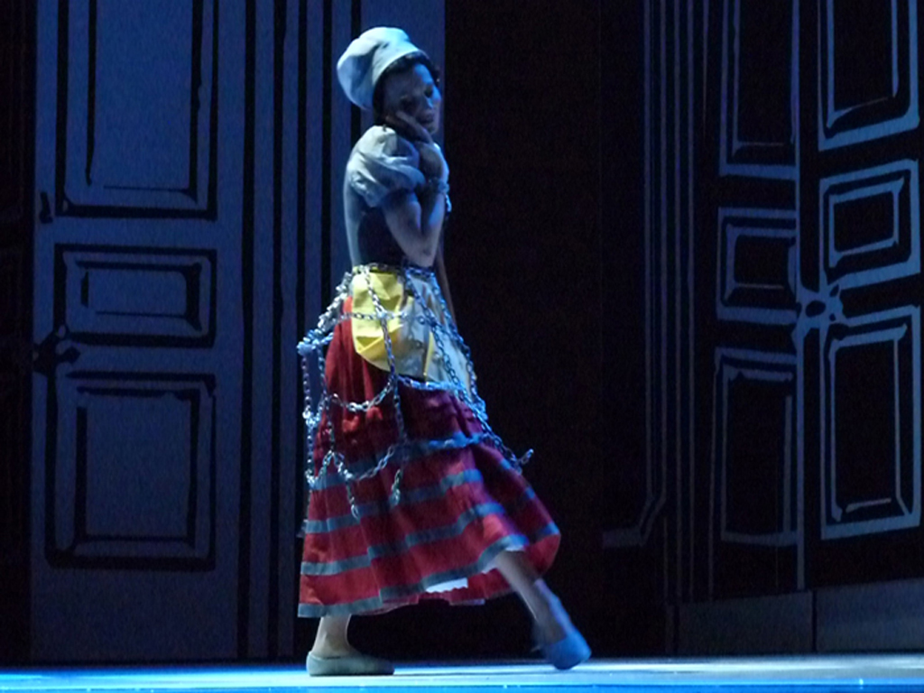 Daniela Pini (Angelina). Teatro Verdi di Sassari. © Sebastiano Piras