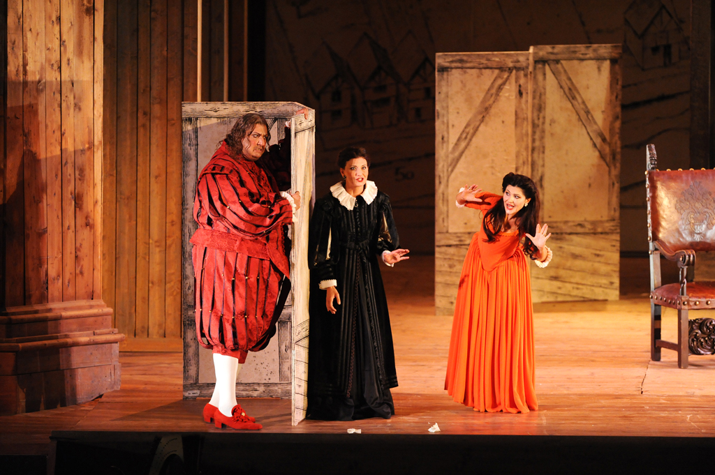 Daniela Pini (Meg Page). Falstaff, Teatro Regio di Parma © Roberto Ricci