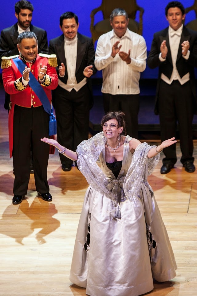 Daniela Pini (Angelina). Teatro Adolfo Mejía di Cartagena, Colombia. © Joaquin Sarmiento