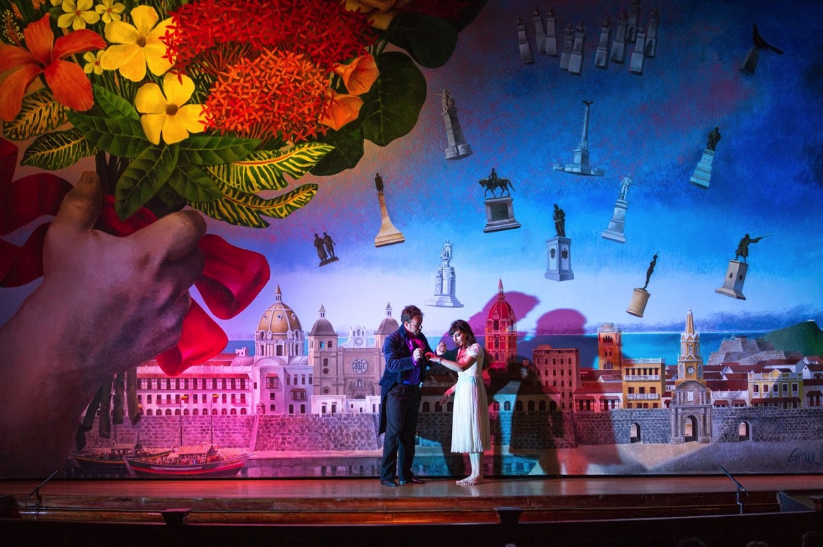 Daniela Pini (Angelina). Teatro Adolfo Mejía di Cartagena, Colombia. © Carlos Pineda