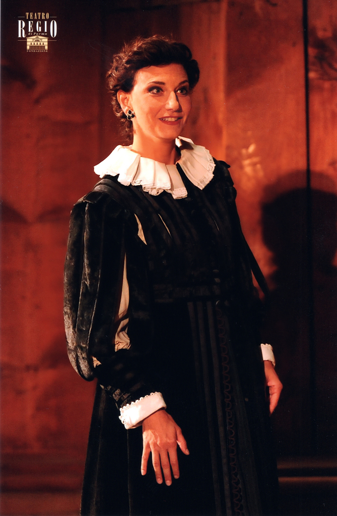 Daniela Pini (Meg Page). Falstaff, Teatro Regio di Parma © Roberto Ricci